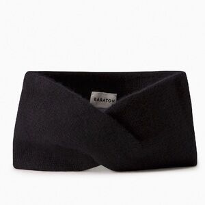 NWT Babaton Celmins Liteluxe Cashmere Headband - Black